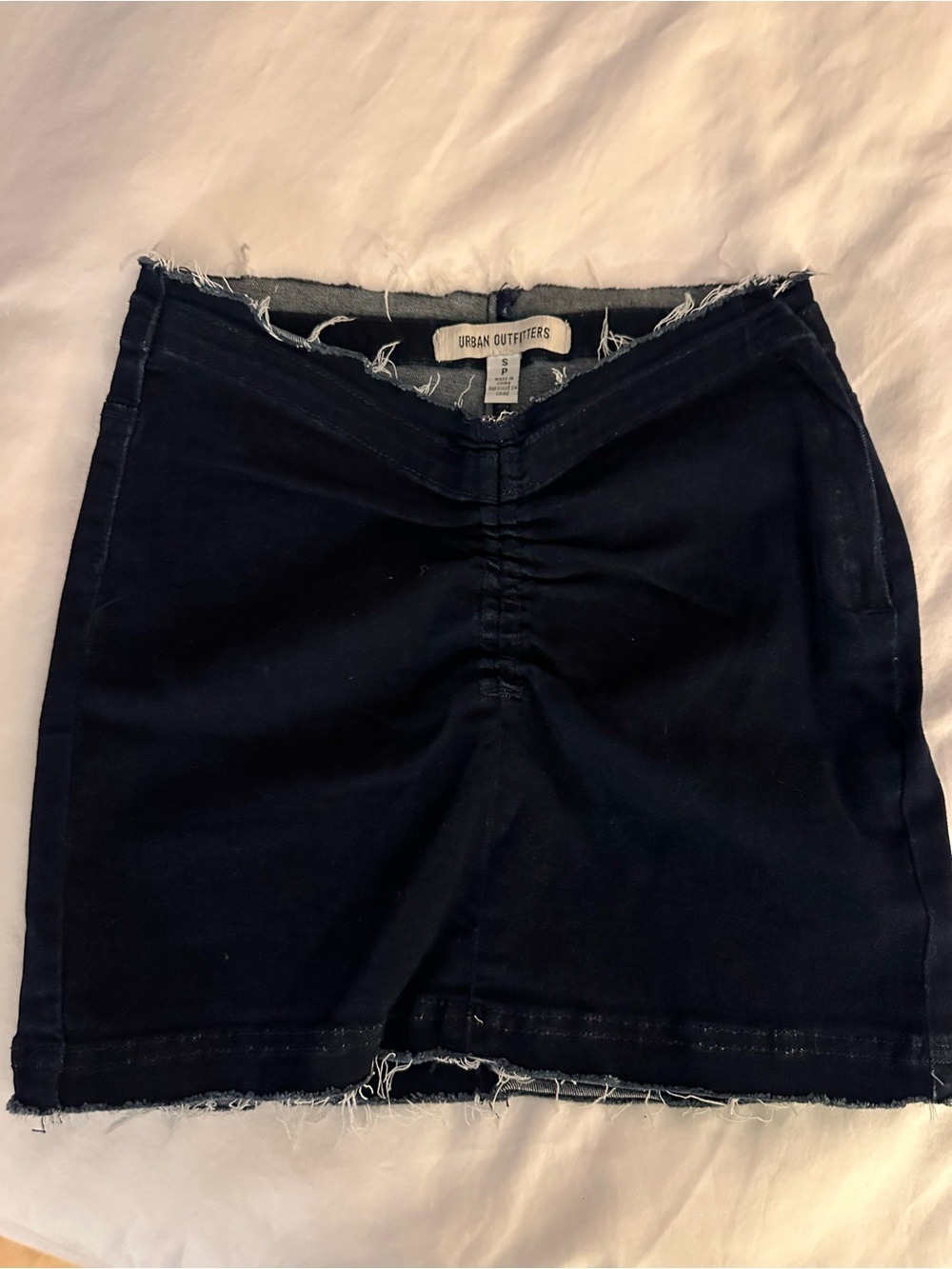 Urban Outfitters Navy Denim Mini Skirt